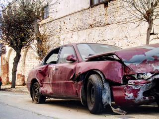 coche chocado