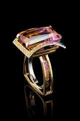 Color gems ring