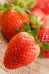 Raw strawberries
