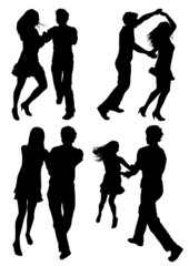 Dancing couples