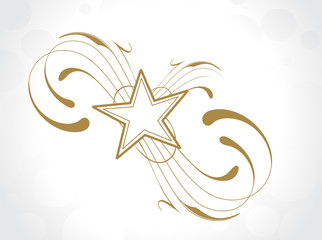 Obraz premium floral star design