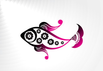 floral design fish
