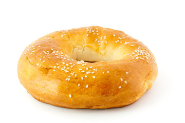 delicious loaf. isolated on a white background