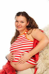 Pregnant Smiling Woman