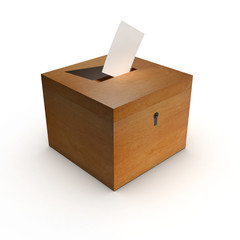 Ballot box voting © Steve Young