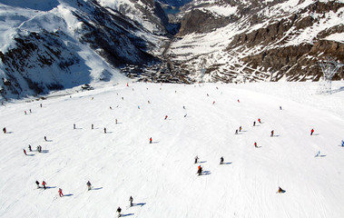 Ski Slope Aerial