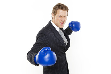business mann mit biss