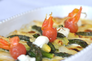 Kartoffel-Spargel Gratin