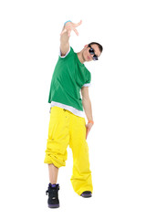 Breakdancer, isolated on white