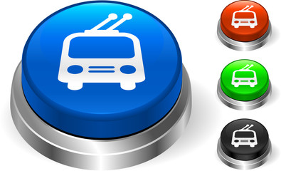Trolley Icon on Internet Button