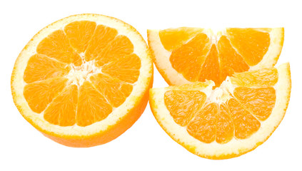 cut oranges