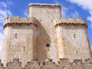 Fototapeta na wymiar Castillo de Turégano (Vista de las torres)