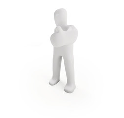 Daumen hoch (mit Freistellungspfad / clipping path)