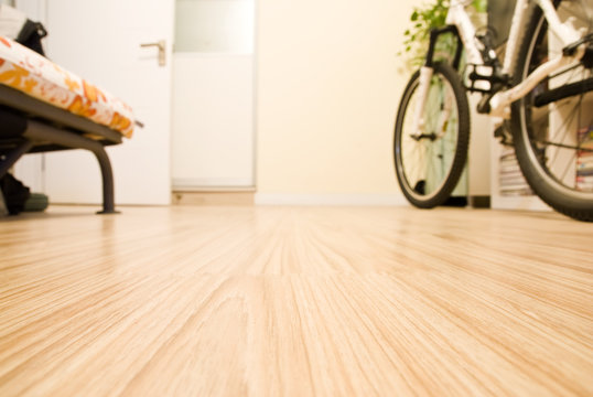 Abstract Home Interior - Domestic Room with a Bicycle