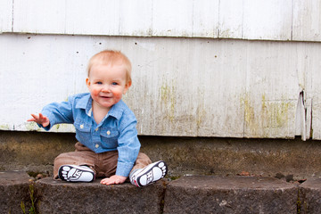 Naklejka premium Child Portrait