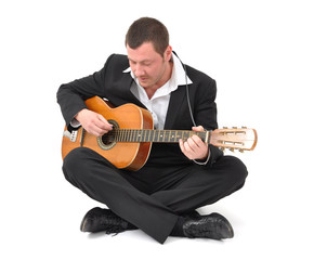 Obraz premium guitar player