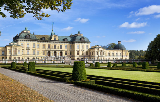 The castle of Drottningholm