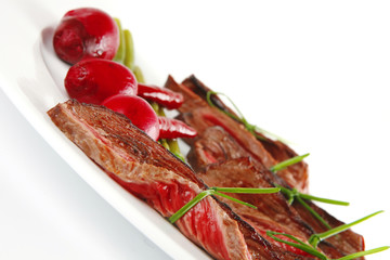 meat and red spices