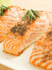 Baked salmon