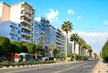 Naklejka premium Limassol street