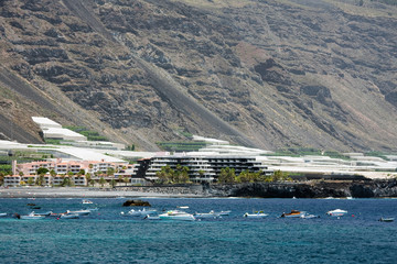 Obraz premium Vacation resort at the coast of La Palma, Canary Islands.