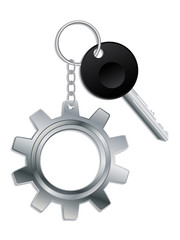 Cogwheel keyholder