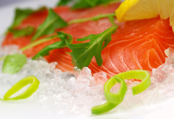 Freash salmon steak