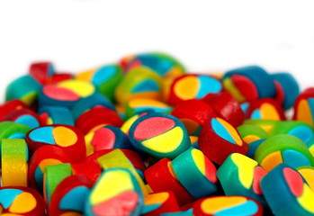 Colorful candies background