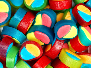 Colorful candies background