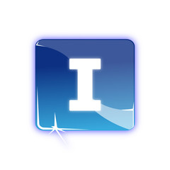 Picto lettre I - Icon letter i