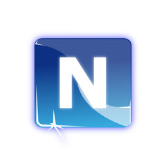Picto lettre N - Icon letter n
