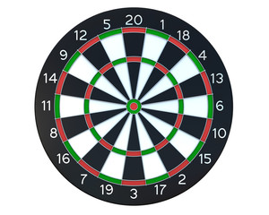 Dartboard front view