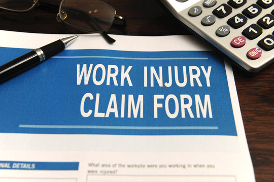 Insurance: Blank Work Injury Claim Form