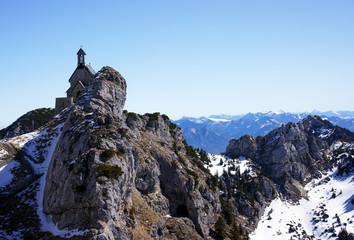 Kapelle auf Berggipfel - chapel on top of a mountain