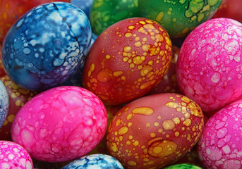 Easter painted eggs