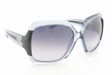Lunettes de soleil bleue et noir
