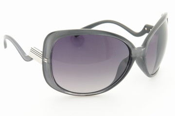 Lunettes de soleil noires et argent