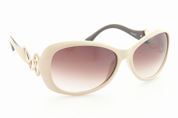 Lunettes de soleil beiges