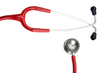 Red stethoscope