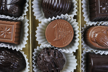 chocolate and praline