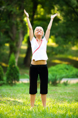Obraz premium Stretching