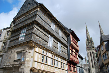 Vieilles maisons dans Quimper