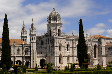 Fototapeta na wymiar Lissabon, Mosteiro dos Jeronimos