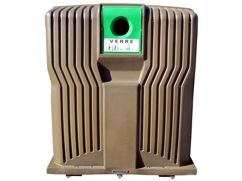 Container poubelle de tri s&eacute;lectif 'verre'