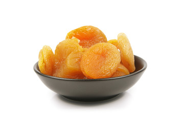 Dried Apricots in a Bowl
