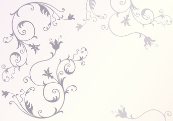 Romantic floral background