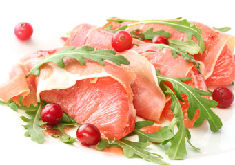 Snack of Bacon and Grapefruit