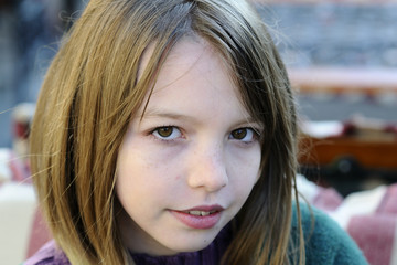 Fototapeta premium beautiful girl portrait