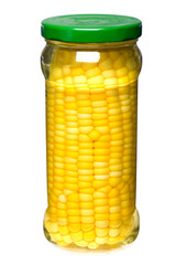pot with corn