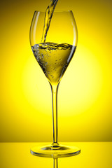 Pouring wine